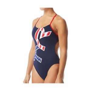 NWT TYR Biologo Cutout One Piece Swimsuit